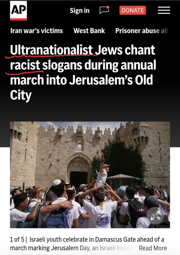 AP: Have I Told You Lately That Israel Is&nbsp;Racist?